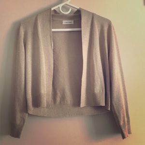 Gold and cream, Calvin Klein blazer